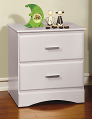 Furniture of America Prismo Nightstand White