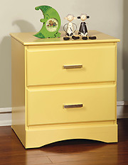 Furniture of America Prismo Nightstand Yellow