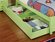 Furniture of America Prismo Trundle Green