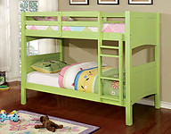 Furniture of America Prismo II Bunk Bed Green