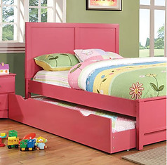 Furniture of America Prismo Bed Pink