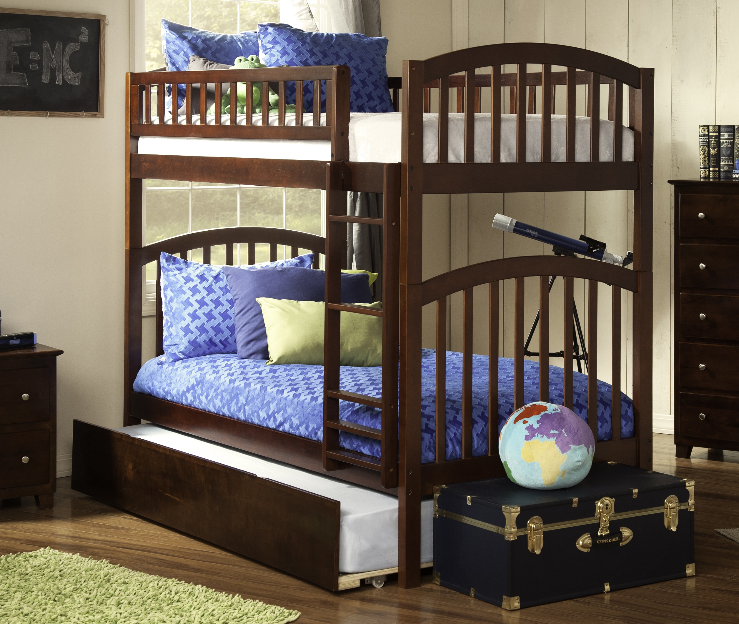 CarefreeKidz.com. Atlantic Furniture Richland Bunk Bed Twin over Twin
