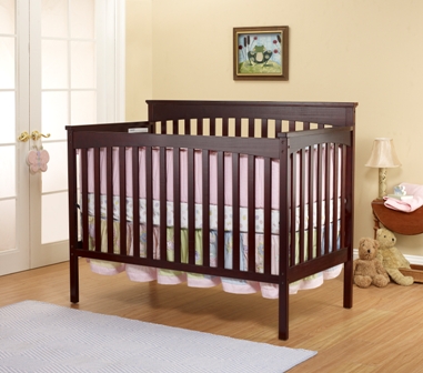 SB2 Furniture Annie Petite Crib Cherry