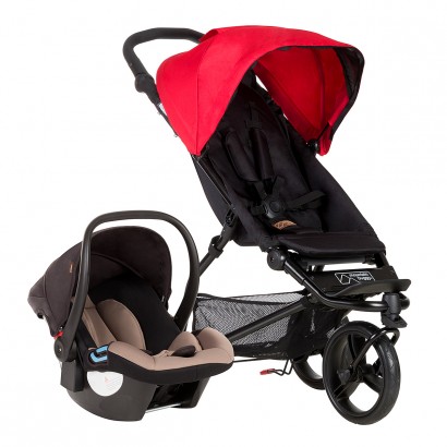 Mountain Buggy Mini Stroller Travel System Berry