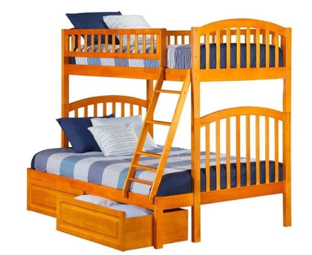 Atlantic Furniture Richland Bunk Bed Twin over Full