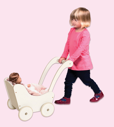 Guidecraft Doll Buggy White