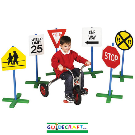 Guidecraft Drivetime Signs Set of 6
