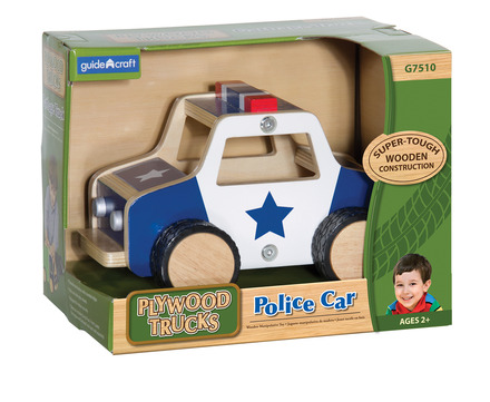 Guidecraft Plywood Police Car