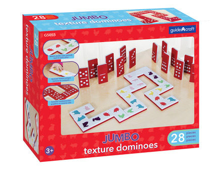 Guidecraft Jumbo Texture Dominoes